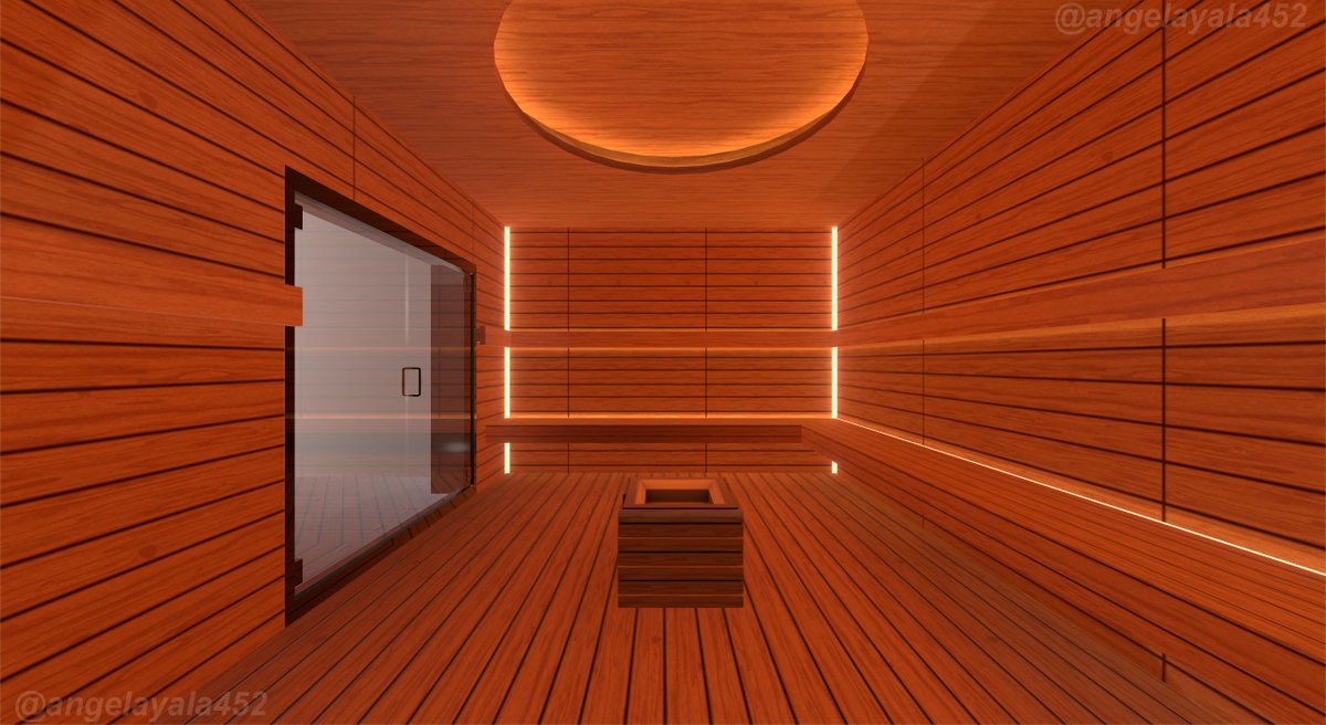 Pherezin's tweet photo. WIP sauna for the penthouse. May add a wave design on the ceiling to break the repetitiveness and give it some more style. Will add rocks in the heater soon.
#art #3dart #3dmodeling #VRChat #3dartist #gameart #VR #digitalart #gamedev #interiordesign #luxurydesign #unity #unity3d https://t.co/U8AZoHFwVU