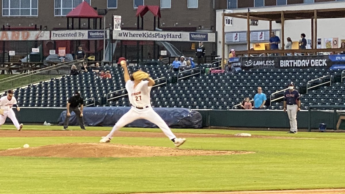 KrisFreemanPA's tweet image. Strike three on the field and a pretty ball for the case at home thanks to the toss from Osmy Gregorio at third base @BGHotRods #sameball #differentpicture