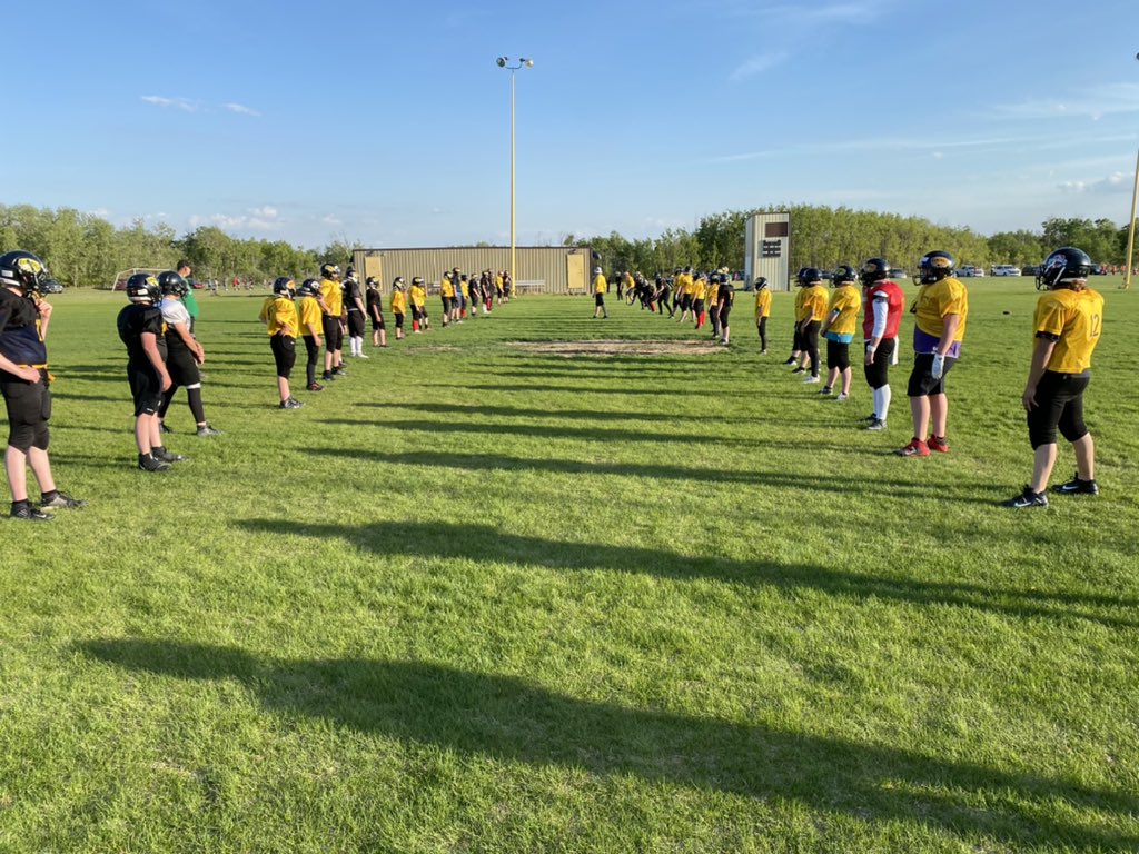 BorderlandGM's tweet photo. Back on the field!  First order of business ... safe contact. https://t.co/uJhZj2McgL