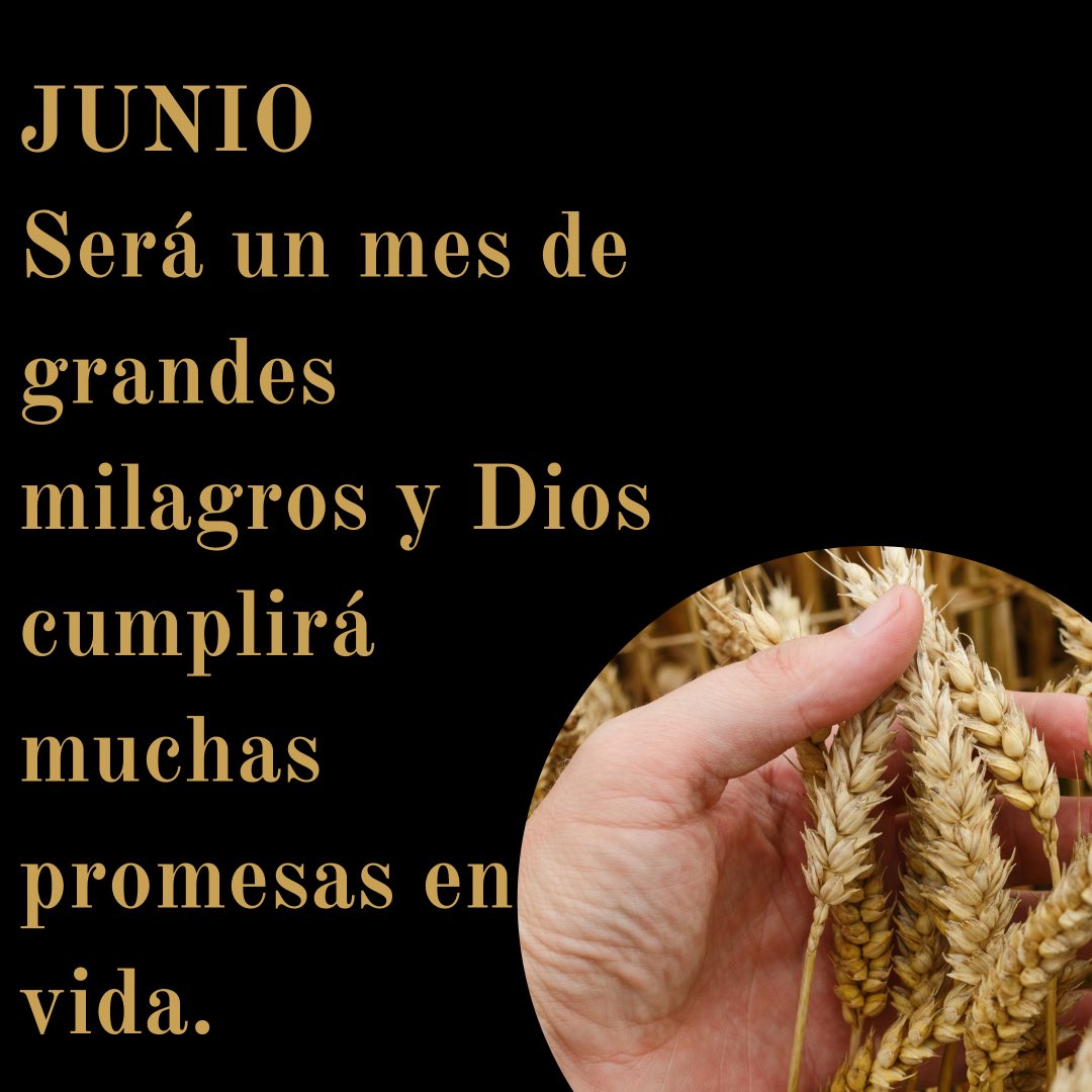 Dios te bendiga en ese mes de Junio!