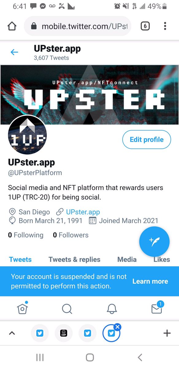 33onchain's tweet photo. Being censored is a pain, not having a voice can be detrimental. Stop the censorship join https://t.co/b7KGT1Twa9 today! Be free, be heard, be yourself!
#1UP #1UPtron #Fster
https://t.co/VQqj7vOQqx https://t.co/9XaPP2Zo83