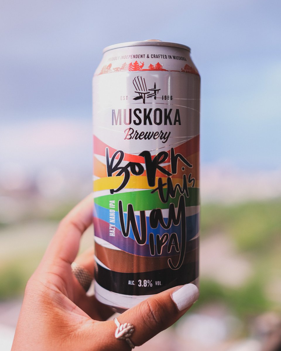 Today marks the beginning of #pridemonth, and what better way to kick it off than with <a href="/MuskokaBrewery/">MuskokaBrewery</a>’s Born This Way IPA. It’s light, crushable, and tropical 🏳️‍🌈 How are you celebrating Pride this month?

📷: <a href="/CeeFor/">Cee</a> + <a href="/lxhcreative/">LiquidxHappiness 🍷</a>