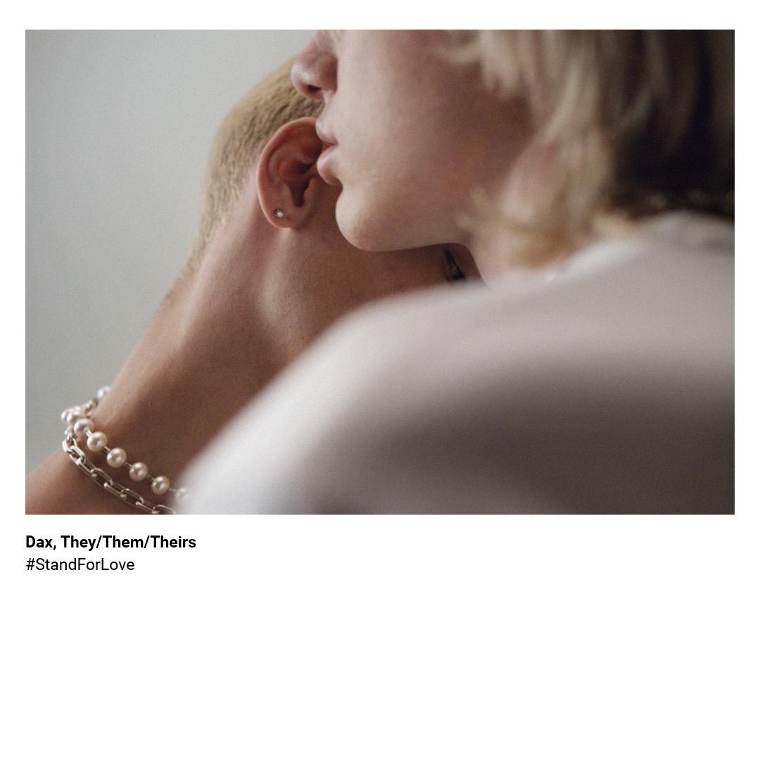 TiffanyAndCo's tweet image. “Without the queer community I wouldn’t be where I am today. Self-educating is so important but it’s also very important to reach out to your community in order to receive whatever help you may need.” Discover more: bit.ly/3pcxJYi #StandForLove #TiffanyAndCo