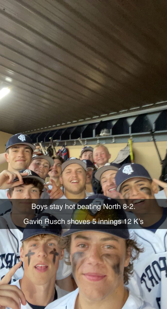Bay Port keeps the momentum rolling with an 8-2 win over Sheboygan North. Gavin Rusch struck out 12 on the bump.