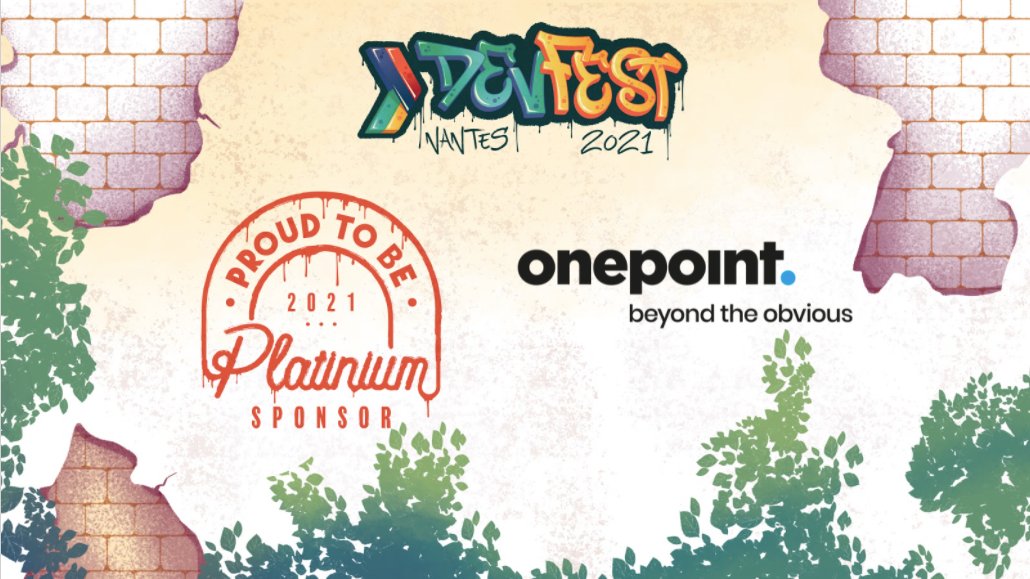 Nous sommes fiers d'avoir à nouveau comme sponsor <a href="/onepoint/">Onepoint</a>, architecte des grandes transformations des entreprises et des acteurs publics. Rendez-vous sur le stand P10 pour découvrir une animation multi-joueurs sur mobile et échanger avec leurs experts.