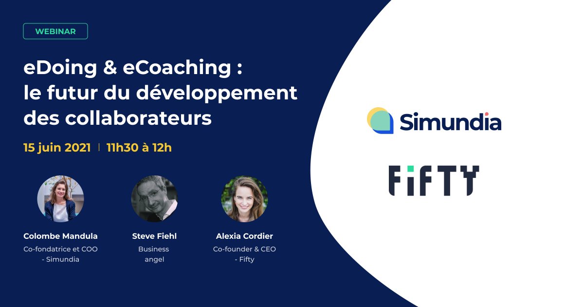 [#WEBINAR]
Pour développer vos collaborateurs, connaissez-vous les nouveaux outils pour accompagner vos talents ? 🛠 🔝

Découvrez notre prochain webinar : eDoing &amp; eCoaching : le futur du développement des collaborateurs !

Retrouvez le lien d'inscription en commentaire. ⬇️