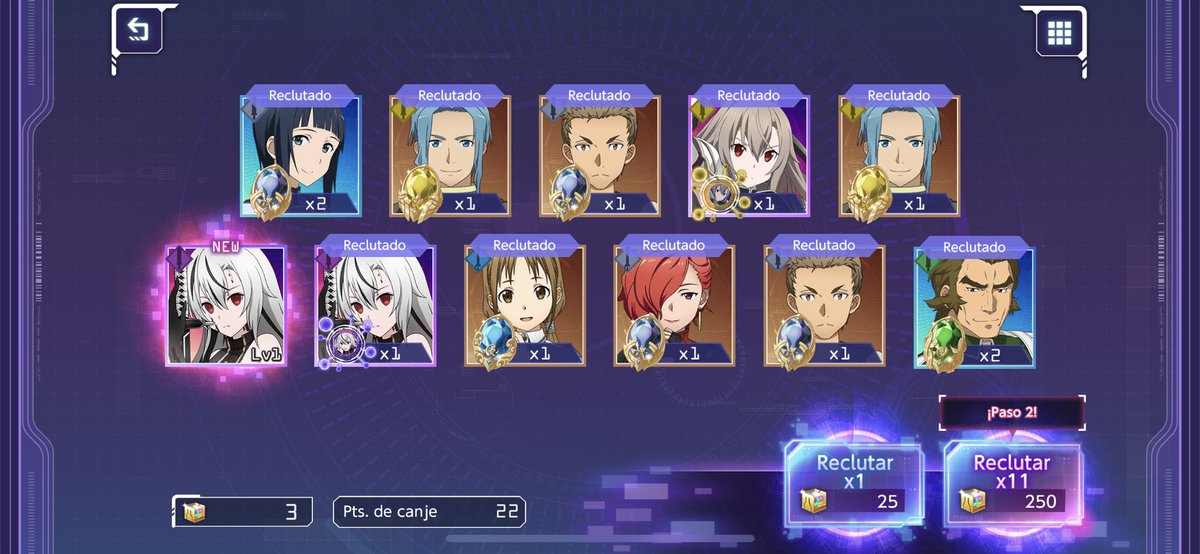 SWORD ART ONLINE Alicization Rising Steel on Twitter "Character Scout