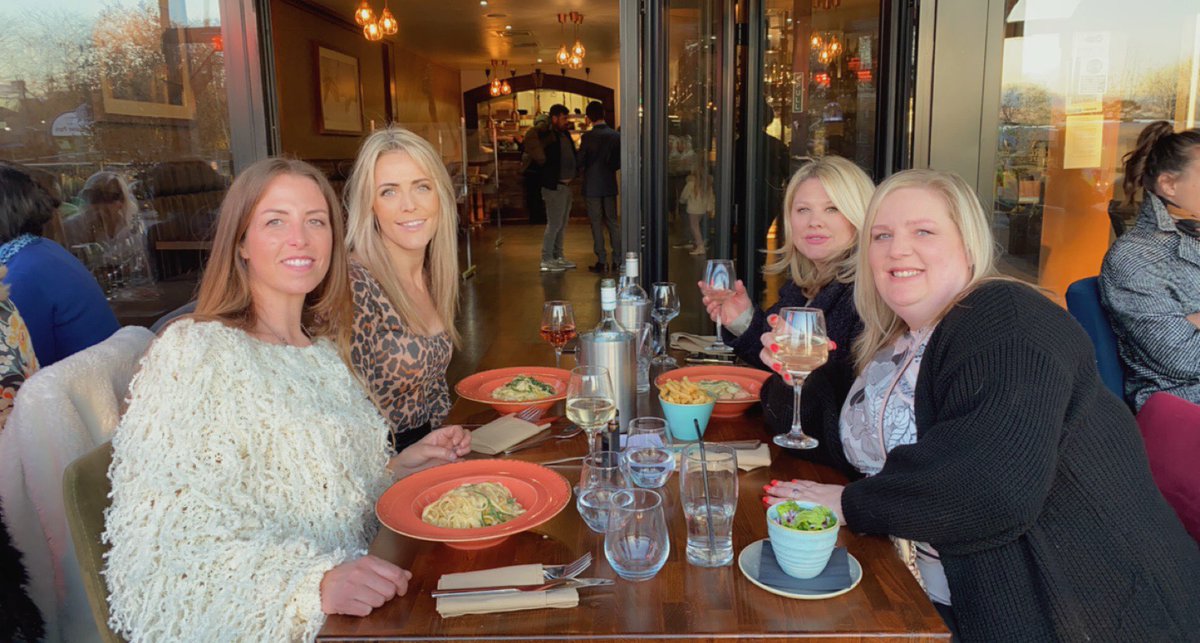 Post lockdown meal with the girls at #osteriaupminster 🥘🍷💕