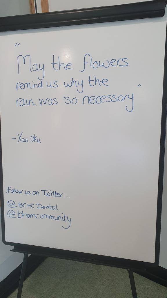 BchcDental's tweet photo. Poignant while we have this spell of wonderful weather..... #TeamDental #WellbeingBoard #TeamBCHC @TnaG @BGC74 @Dave_dentist @Bex_H80 @Sun_Kandhari @KSRLWafer @LaverneAppleto5 @TeamODBCHC1 @bhamcommunity https://t.co/RVKQLgguqt