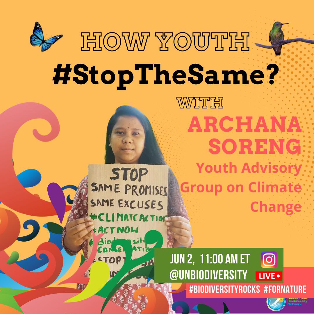 GYBN_CBD's tweet photo. Join us for our "Not-Same Youth Action" interview with young changemakers.
🚨FOLLOW and JOIN our #StopTheSame Campaign on Twitter by retweeting it or by using the hashtag
Date - June 2
Time - 11:00am ET
HERE - https://t.co/kDT0BydvXZ https://t.co/arxtt4c82W