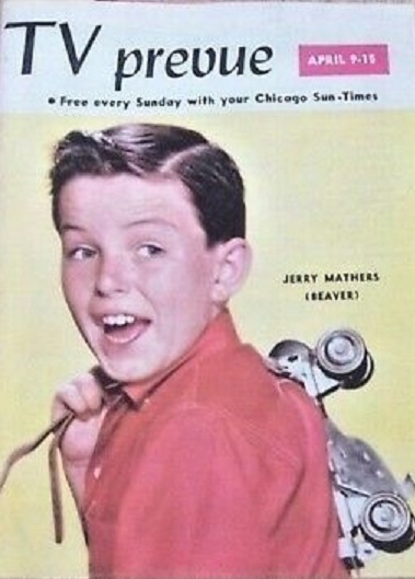 Happy Birthday to Jerry Mathers,  born on this day in 1943
Chicago Sun-Times TV Prevue.  April 9-15, 1961 