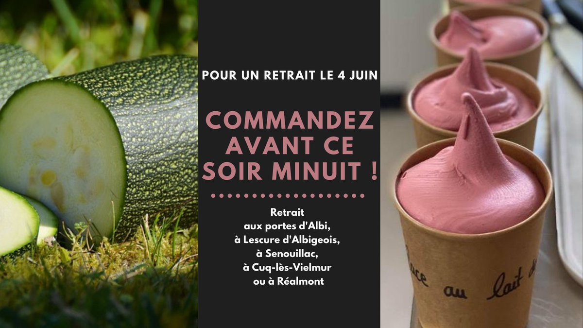 DriveFermier_81's tweet image. Du nouveau sur drivefermier-albi.fr : les glaces au lait de brebis de l'Atelier de Courbière ! A commander aujourd'hui avec les produits #fermiers tarnais de #saison pour les retirer vendredi après-midi !