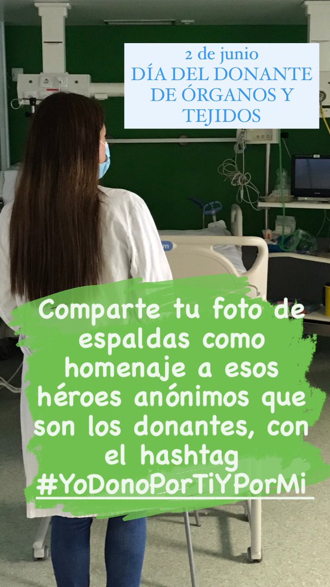 Hoy, día 2 de junio DÍA DEL DONANTE DE ÓRGANOS Y TEJIDOS.
Gracias a todas las familias que deciden decir SI A LA DONACIÓN ❤️
#YoDonoPorTiYPorMi 
#DonarEsAmar 
#ElRegaloDeMiVida