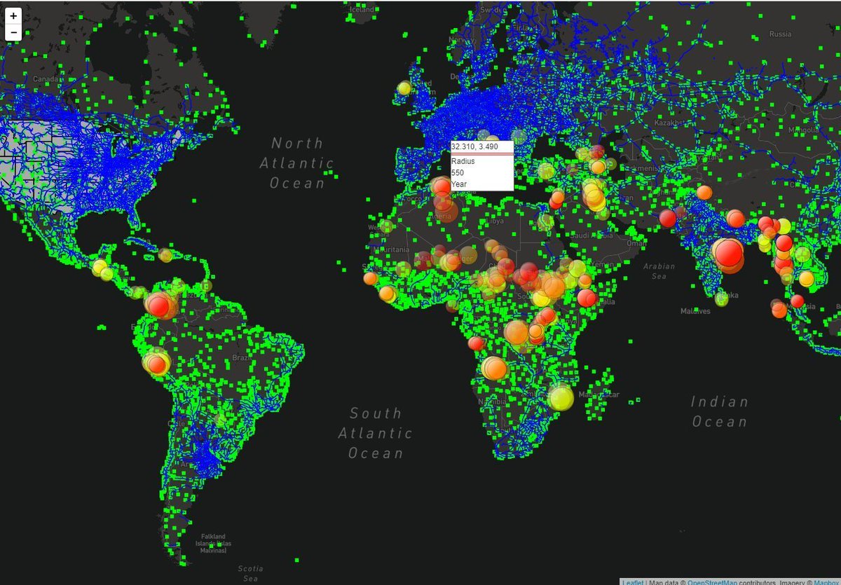 PabloValdiviaM's tweet image. Siguiente reto: poder analizar la información mediante la visualización de los datos por marcador (Indicadores | KPI's), utilizando para ello: #Pentaho + #RequireJS + #Leaflet + #WMS + #GeoServer + #Mapbox #BI #coronavirus (data) #BigData #dataviz #Analytics #MachineLearning #GIS