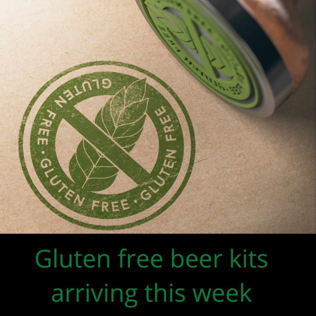 Like beer but your body doesn't like the gluten? No problem. Brew Day has a range of gluten free beer kits arriving this week.