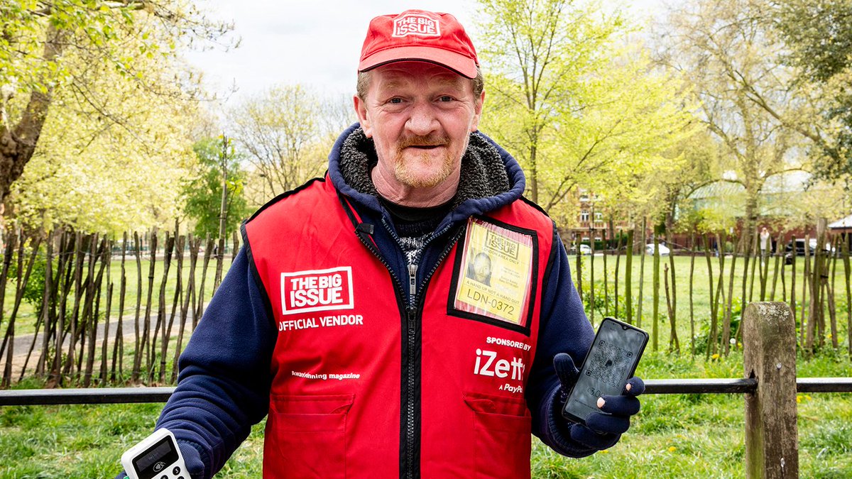 cgledhill's tweet image. &apos;Going cashless has paid off&apos;: Big Issue sellers bounce back after lockdown 

bigissue.com/latest/going-c… #fintech #chartech