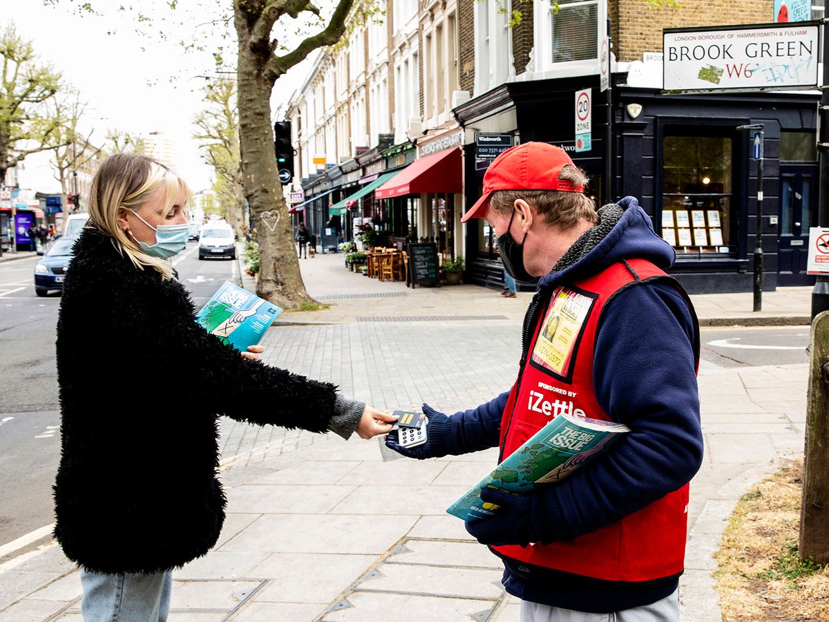 cgledhill's tweet image. &apos;Going cashless has paid off&apos;: Big Issue sellers bounce back after lockdown 

bigissue.com/latest/going-c… #fintech #chartech