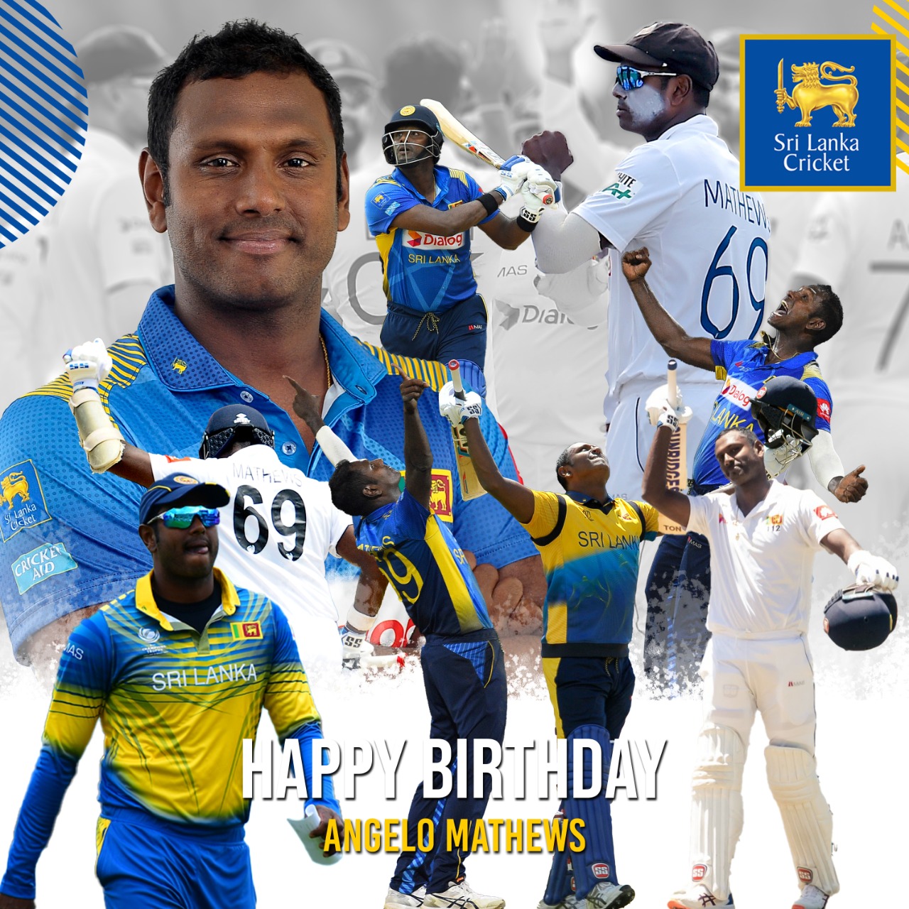 Happy birthday to Angelo Mathews    