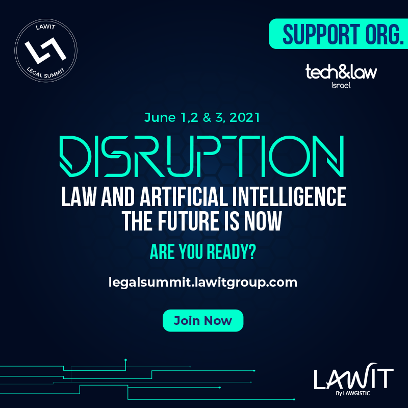 legaltechIL's tweet photo. It's ON and it's Fascinating - join us ! 🧐
@LawitGroup LEGAL SUMMIT - #DISRUPTION: Law & #AI - brings together legal industry experts to present the latest legal disruption trends🤖
Registration at: https://t.co/s5vInonsC7
#Legaltech #LegalInnovation #DigitalLawyer https://t.co/BnUcX4FpVJ