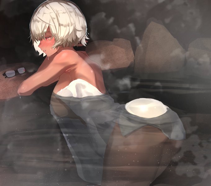 (Skeb)褐色メガネっこオリキャラさんの温泉入浴。
元はVRでのキャラクターだそうで、デザインが死ぬほど可愛くて筆が乗りました!ありがとうございました 