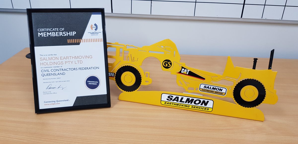 CCFQLD's tweet photo. #CCFQLD is excited to welcome one of our latest contractor members, Salmon Earthmoving Holdings. To find out more about the benefits of a CCF QLD membership, visit: https://t.co/MhAuuXcS4K #WorkingForIndustry #CivilConstruction https://t.co/AYgPpD1N2Q