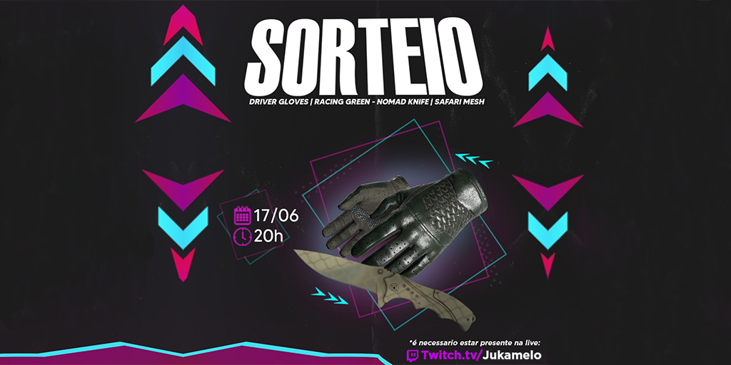 mcorradini85's tweet photo. Salve Rapaziada!

Lançando um sorteio TOP com kit Faca + Luva no valor de 800 Reais para um ÚNICO GANHADOR

A parceria entre @lmmelo2k @mcorradini85 @JogandoJuntoYT e @JotaaPeeGG vem forte meus senhores!

Corre pro gleam e da RT Aqui pra mais chances! <3

https://t.co/BWS78MWxyM https://t.co/VYsZXu224M