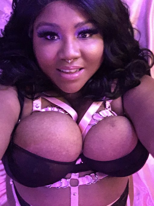 I loooovr this harness! #tittytuesday #onlyfanspromo #onlyfansgirl #bigtitmom #BigtitQueen #mommymilkers<a href="/tag/tittytuesday"class="tags">#tittytuesday</a><a href="/tag/onlyfanspromo"class="tags">#onlyfanspromo</a><a href="/tag/ebony"class="tags"><span>#ebony</span></a><a href="/tag/bbw"class="tags"><span>#bbw</span></a><a href="/tag/brat"class="tags"><span>#brat</span></a><a href="/tag/milf"class="tags"><span>#milf</span></a><a href="/tag/sub"class="tags"><span>#sub</span></a><a href="/tag/bignaturals"class="tags"><span>#bignaturals</span></a><a href="/tag/lactation"class="tags"><span>#lactation</span></a>