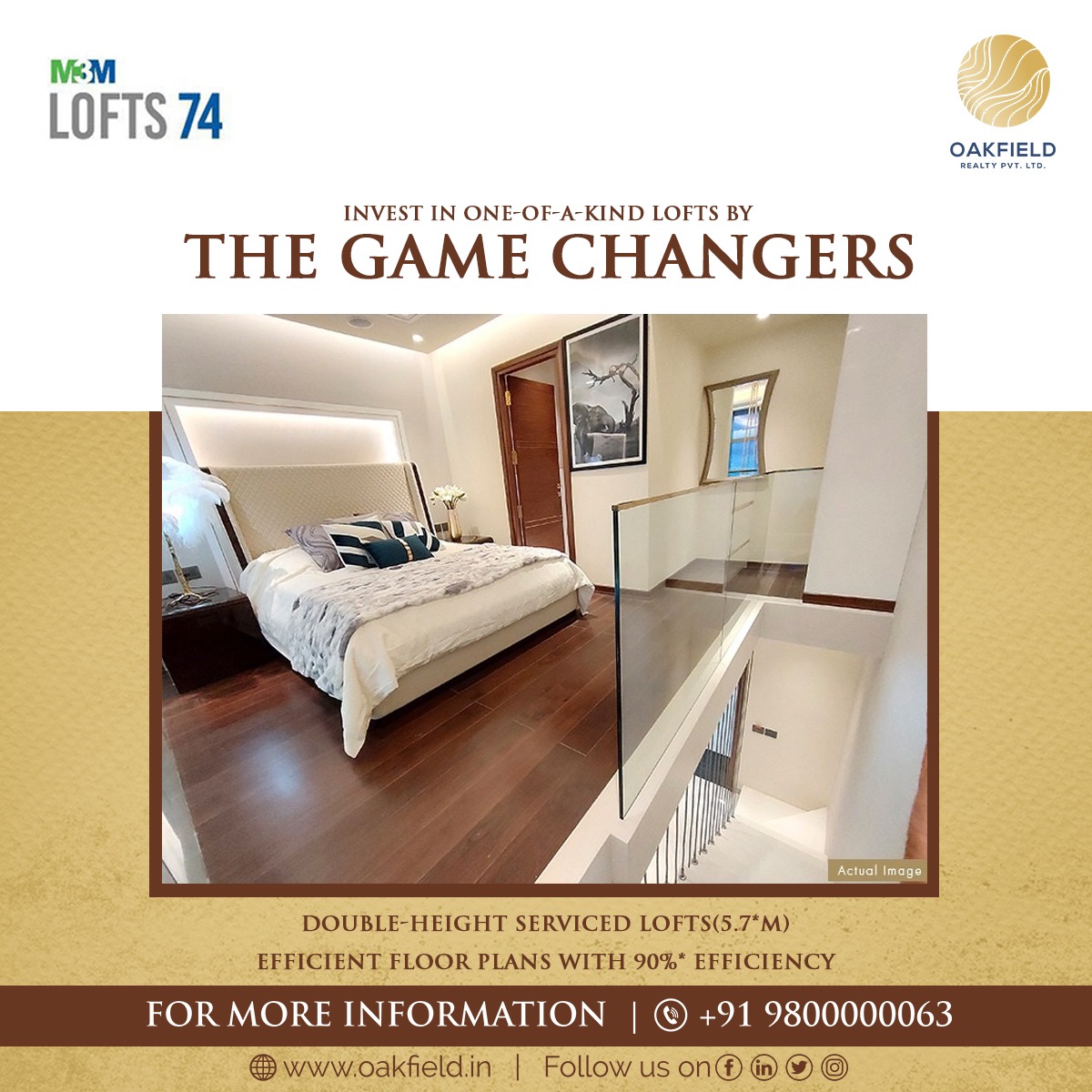 oakfieldrealty's tweet photo. 𝐌𝟑𝐌 𝐋𝐨𝐟𝐭𝐬 𝟕𝟒 𝐆𝐮𝐫𝐠𝐚𝐨𝐧
At Best Location On Golf Course Ext Road Gurgaon.
#M3M #sector74 #lofts74 #servicedapartments #studioapartment #GolfCourseRoadExt #Gurgaon #gurgaonproperty #InvestNow #commercial
For more details
📞+91-9800000063
🌐 https://t.co/BcSNxdOyGf https://t.co/aOE21D6IOb