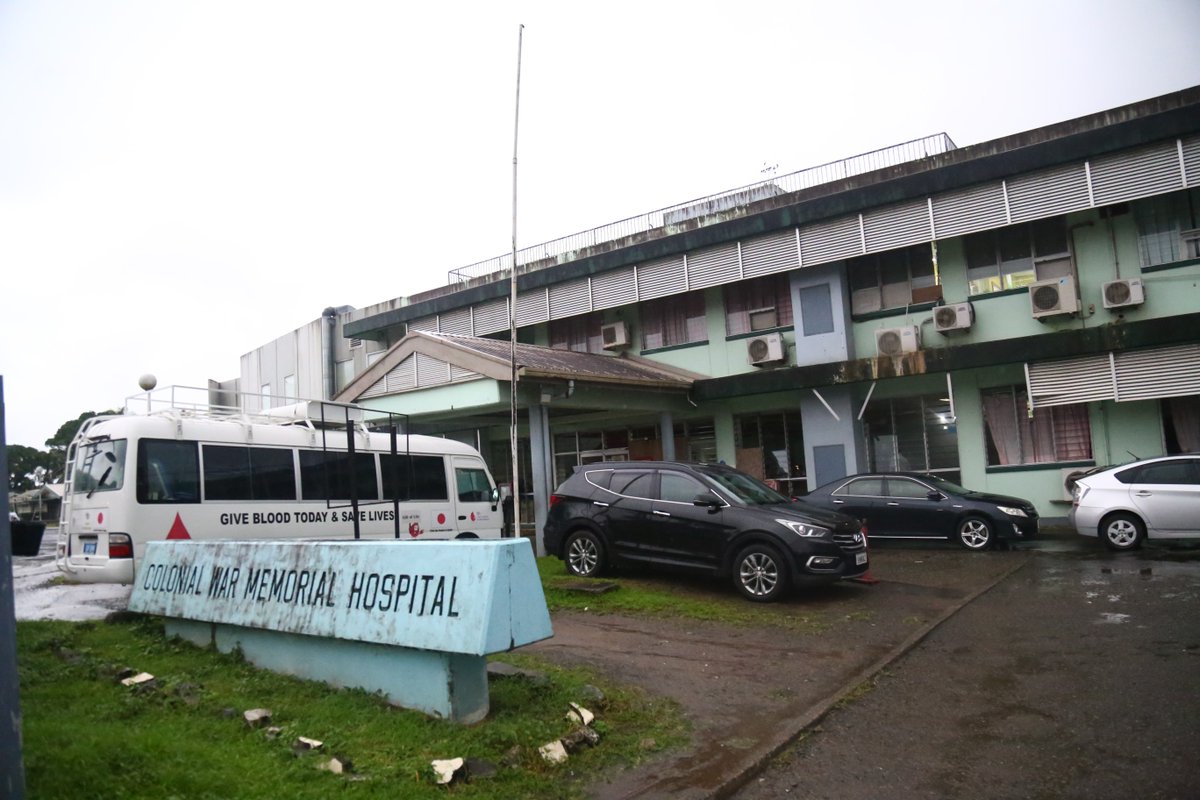 sun_fiji's tweet photo. An estimated 1200 people who were at the Colonial War Memorial Hospital were tested overnight in response to two COVID-19 positive cases detected at the hospital yesterday.
#FijiSun #FijiNews #FijiSunOnLine #Covid19 #CWMHospital
https://t.co/TapydFDggi https://t.co/bEWRknbyoJ