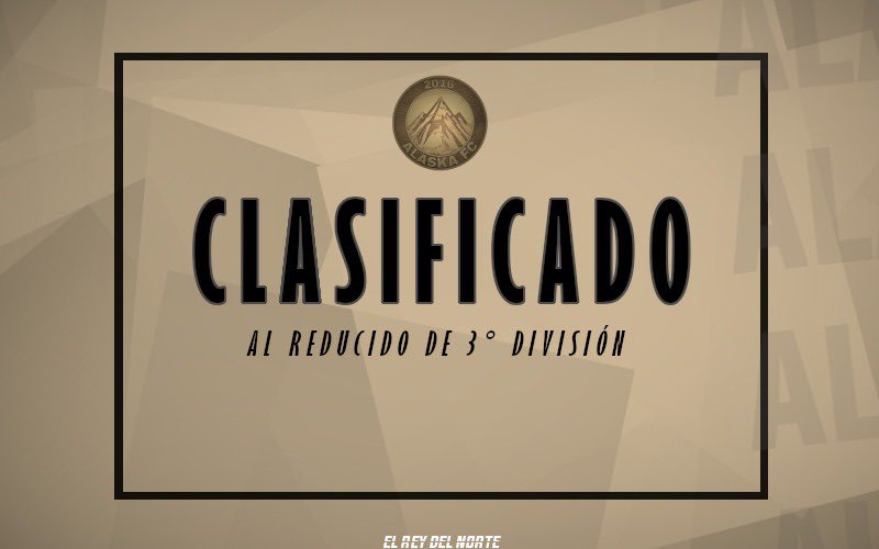 | AL REDUCIDO |

Terminada la triple fecha de hoy y habiendo obtenido 6 de 9 puntos posibles, el Rey del Norte aseguró un puesto en el reducido para ascender a la B Nacional de <a href="/IESAFIFAar/">IESA Argentina</a>. 

En los próximos días se conocerá el rival a enfrentar. 

#ElReyDelNorte ❄️