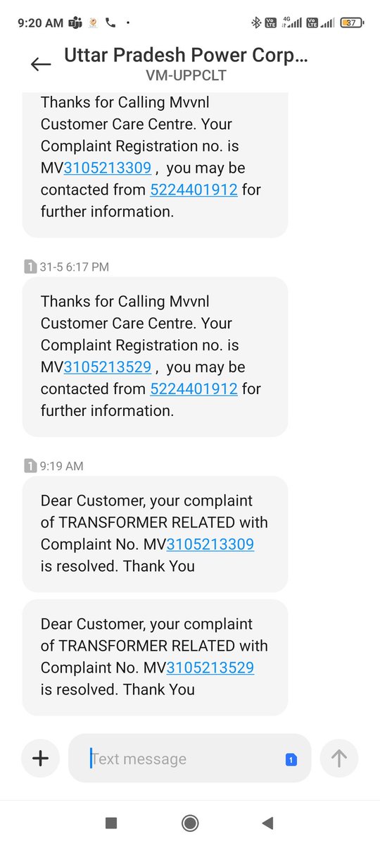 sachinshukla89's tweet image. महोदय मेरे द्वारा जो ट्रांसफार्म की शिकायत दर्ज कराई गयी थी। अभी तक समस्या का निदान नही हुआ है और शिकायत को निस्तरित दिखा दिया गया है। क्या ऐसे की शिकायत का निस्तरित होती है