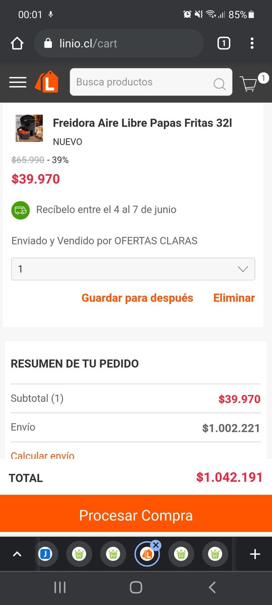 javieraolate's tweet image. Envío $1.000.000 bella 💅💅 #CyberDay2021 #linio