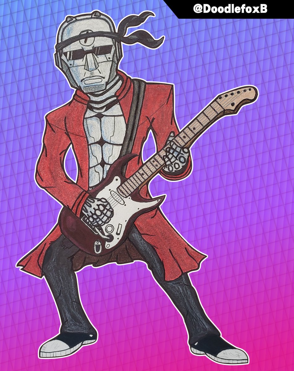 DoodlefoxB's tweet image. Mr. Roboto himself, the modern man, KILROY.

Fanart of @Protomen 's Kilroy, taking inspiration from various images! Their music has brought me immense joy and has driven me to become  better at what I love because of it. #fanart #protomen #megaman