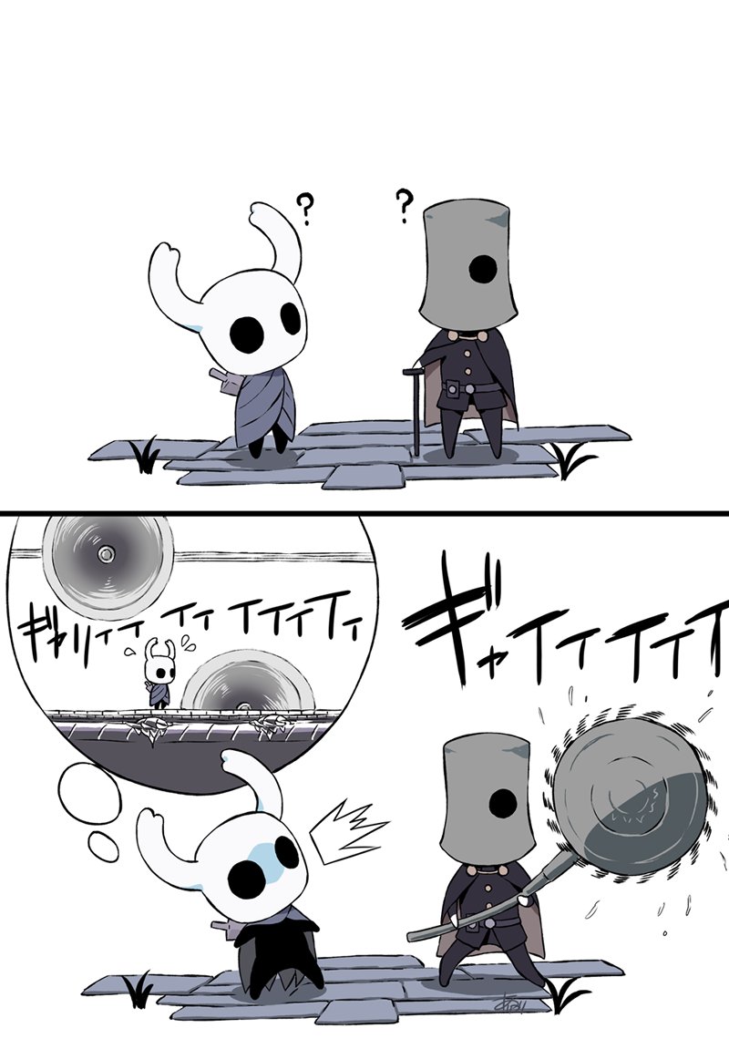 ムシの世界に来てしまった長
#bloodborne
#hollowknight 