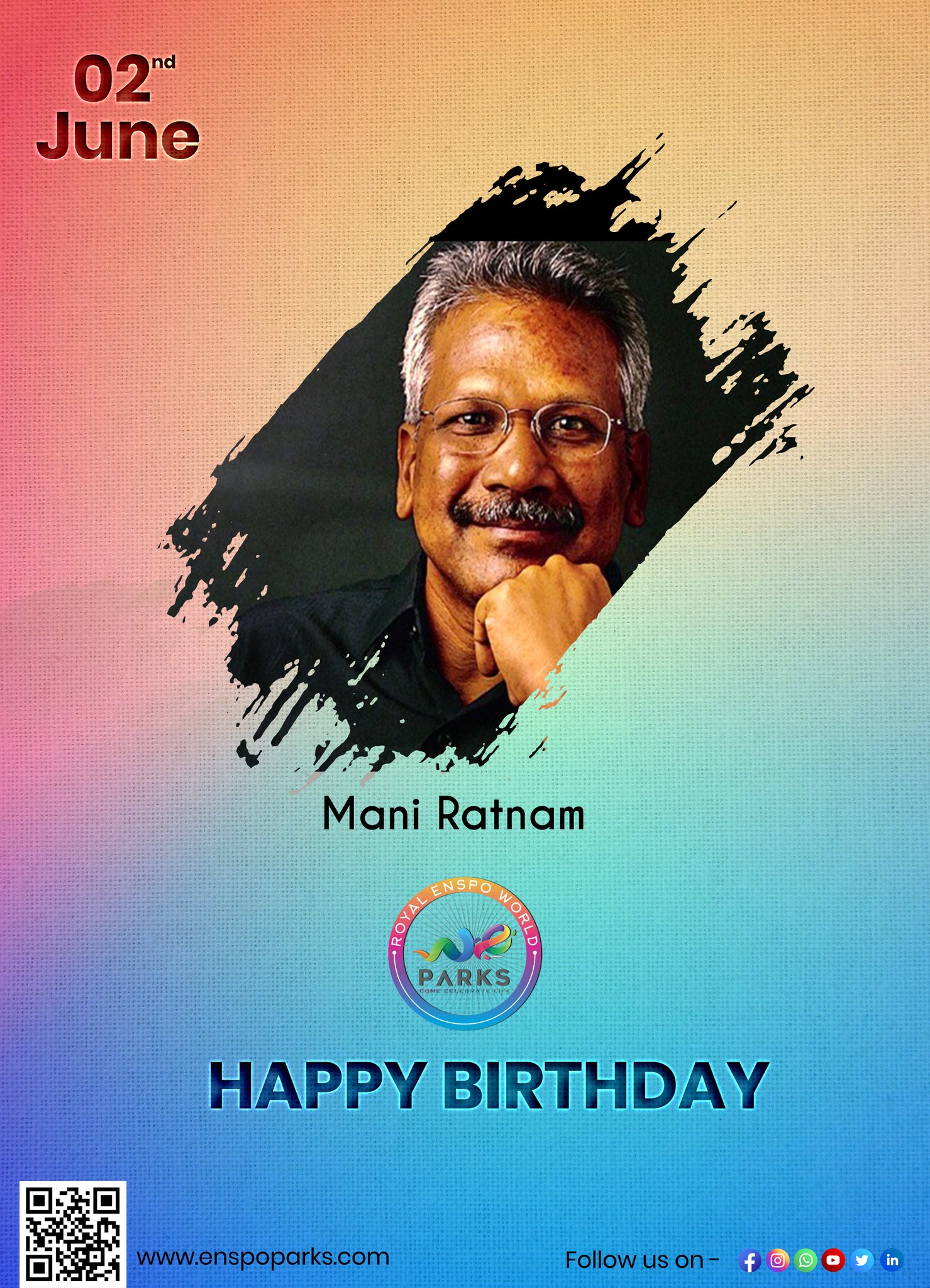 ENSPO PARKS wishes Mani Ratnam a very happy birthday. 