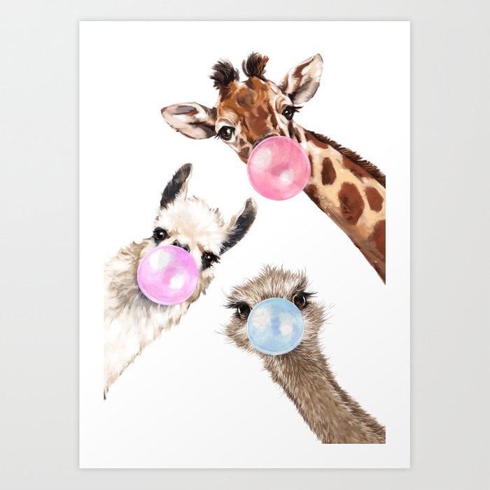 work_nose's tweet photo. "Bubble Gang" https://t.co/Ru7JwMFtHK
#bignosework #society6 #illustrator #artprint #animals #llama #homedecor #wallart #painting #design #chewinggum #playful #bubblegum #llamaart #nurserydecor #bubblegumllama #bubblegumanimal #giraffe #ostrich #gang #friendship #bubblegumgang https://t.co/3NKFHzRNOb