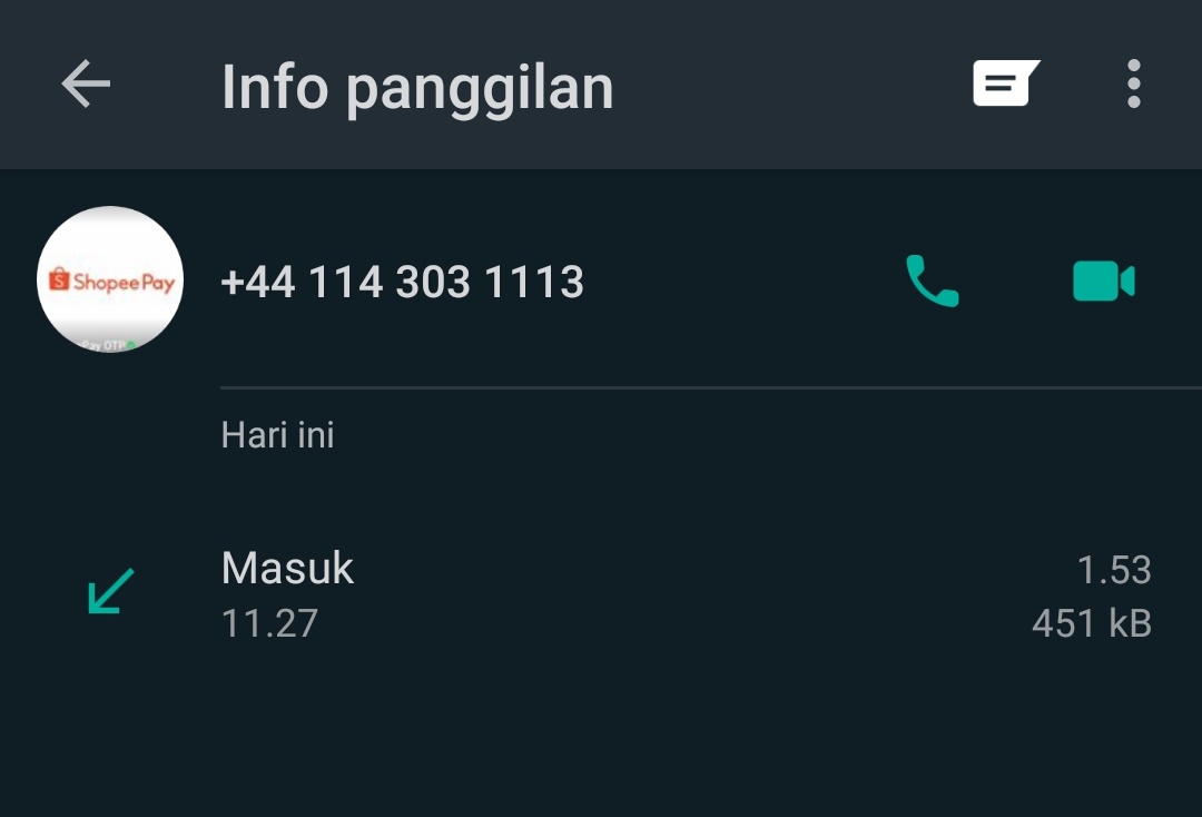 aniariastuti's tweet photo. Apakah ini benar nomer dari @ShopeeID ? https://t.co/NdA1fMcgAe