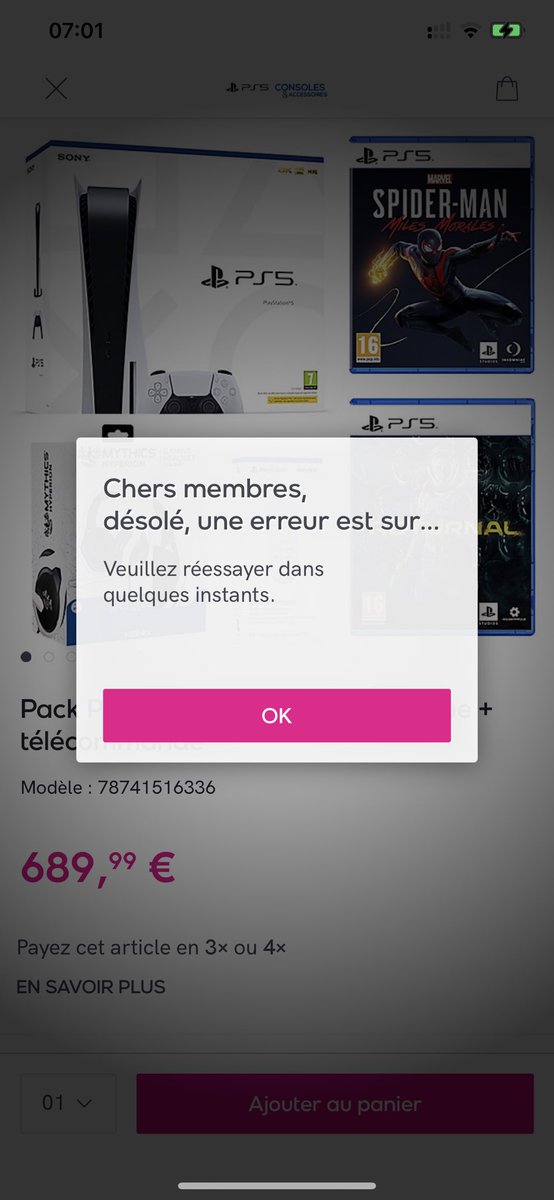 dldm85's tweet photo. @hamsterjoueur Veepee c’est des mitos sérieux ! https://t.co/palWEuKjpX