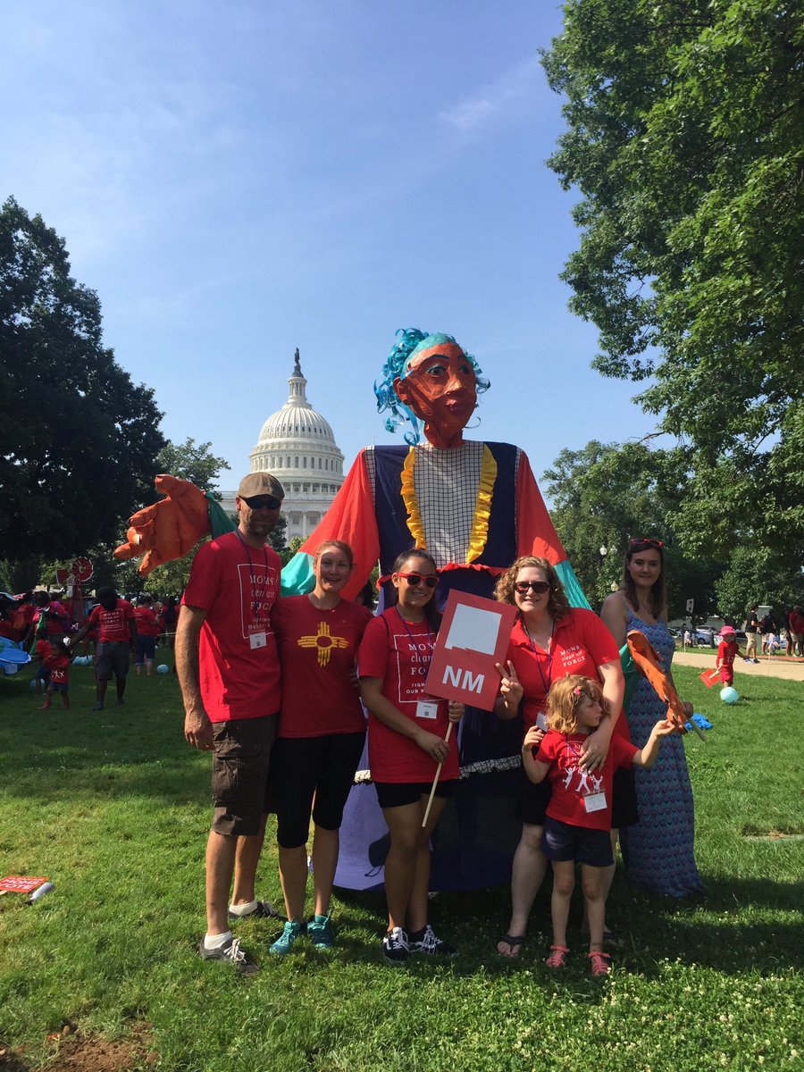 CleanAirMoms_NM's tweet photo. Congratulations to Congresswoman-Elect Melanie Stansbury on winning the #NMCD1 race race. @CleanAirMoms look forward to working with you on #ClimateJustice and our children’s health. 
Photo: @MelanieforNM at
#PlayIn4ClimateAction2017 https://t.co/eSykq20mnN