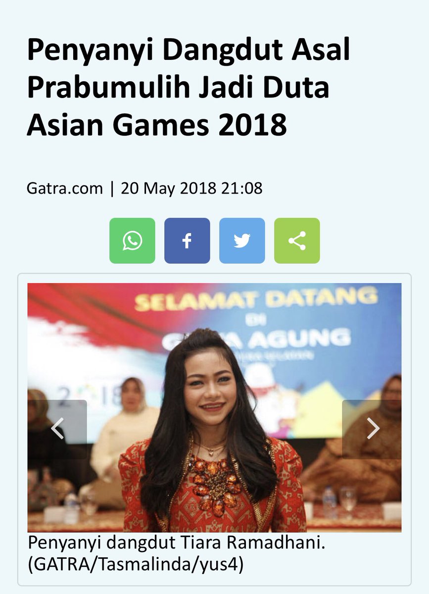 Arie_Kriting's tweet photo. Kalau alasannya adalah karena pengaruh yang besar dan luas di masyarakat, lalu kenapa untuk event sekelas Asian Games 2018 bisa seperti ini.
Ini adalah cara kita bersikap dan menghormati identitas dan eksistensi sesama anak bangsa. https://t.co/xLyZGE7rwB