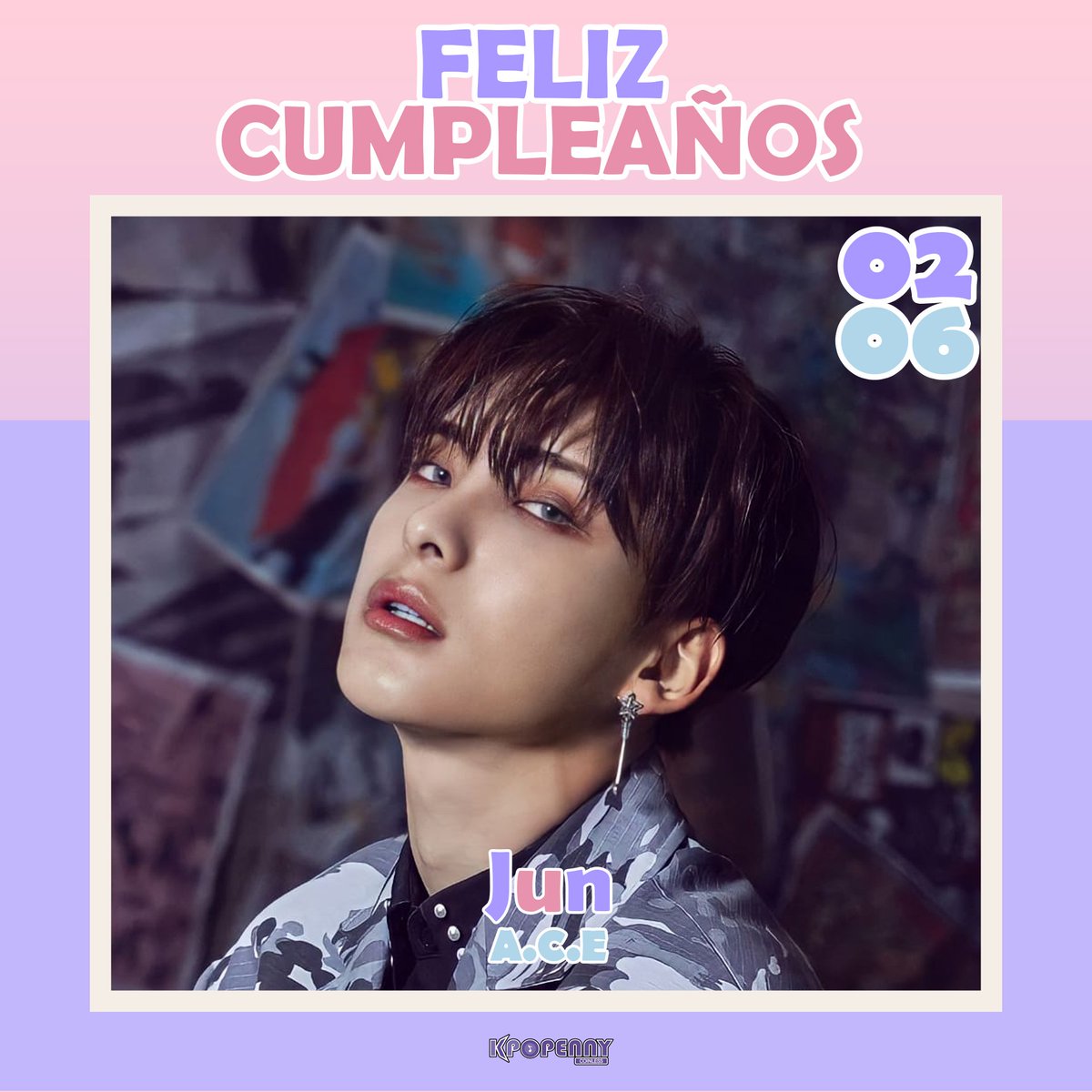 kpopenny_'s tweet photo. FELIZ CUMPLEAÑOS JUN DE A.C.E! 🎂

#HappyJunDay #HappyBirthdayJun #jun #준 #junhee #준희 #parkjunhee #박준희 #ACE #에이스 #choice @official_ACE7 https://t.co/nyADsAxGFM