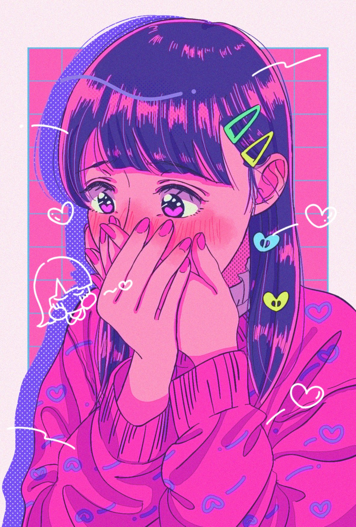 Artandselection Creationcafe Iyn Gallery Iyn 公式 恋の予感展 開催中 出展作家様より作品コメントのご紹介 Emirika Instagram Emirikammm さん 恋の予感 とどけ やったあ どこか懐かしくて甘酸っぱい レトロタッチなエモい