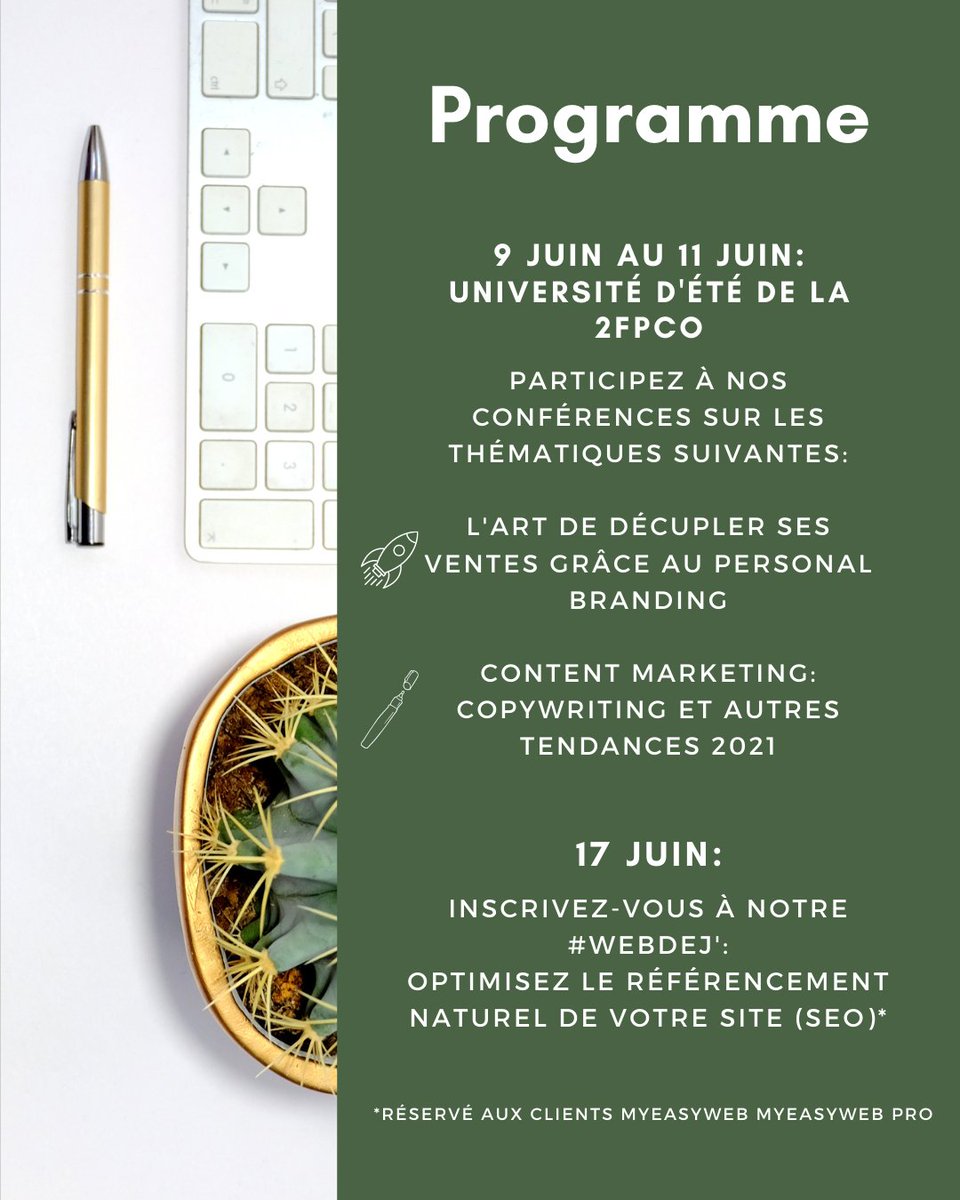 ES__Group's tweet image. 🤗 C'est avec plaisir que nous allons vous retrouvez ce mois-ci lors de l'Université d'été de la @2FPCO !
Mais en attendant de trinquer avec vous, retrouvez le programme de nos #conférences et #webinaire et vous pouvez vous inscrire ici : 
 swll.to/s4Ds2Jp