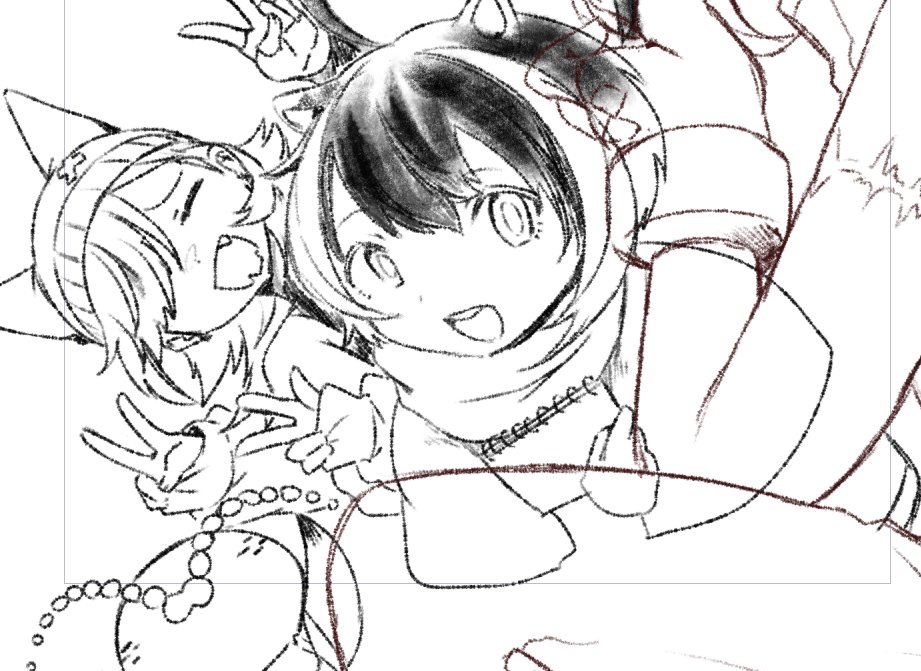 塗り練習したいんだけどフォロワーさんいい線画ありませんか お約束はできないんですけど
自分の普段の絵がこの程度のラフさ加減なのでラフでも良い 全然いいです 