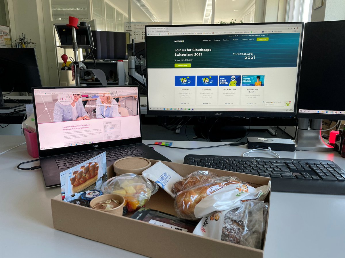 freddieeichmann's tweet photo. What a suprise this morning! #NutanixSwitzerland sent me a fantastic brunch from #MrBrunch over - that's what a start in a fantastic #NutanixPartnerDaySwitzerland should look like!
Thank you #Nutanix! https://t.co/lJdddeXEOu