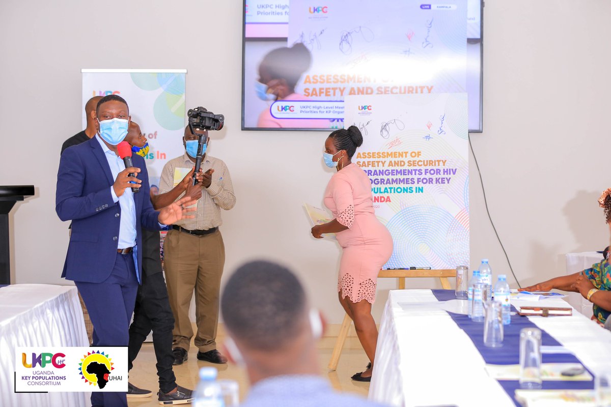 UKPC_UG's tweet photo. Yesterday on day one of our High Level Meeting, we launched an assessment of the safety and security arrangements for HIV programmes for key populations in Uganda. Get your soft copy of the assessment here: https://t.co/AiRMJFoZny #KeyPopulationsUG https://t.co/j020FwohoT