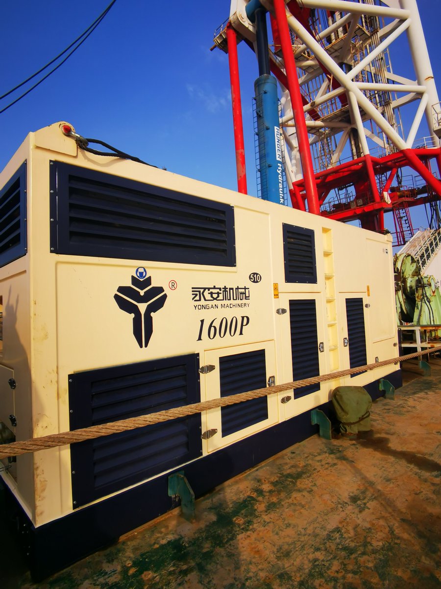 ZhejiangYongan's tweet image. New design hydraulic impact pile driving hammer arrived to the Offshore Wind Power farm where located the east of China sea.
#OffshoreWindPower #piling #PilingHammer #Pilehammer