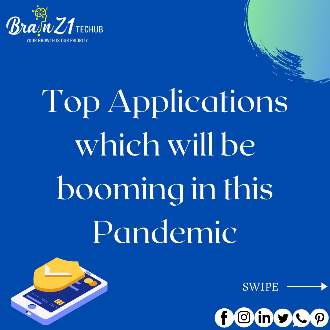 Brainz111's tweet photo. Top Application will be booming in this Pandemic!

Click on Link to View Full Post: https://t.co/uwPInhAHZ5

#AppDevelopment #Applicationdevelopment #Mobileappdevelopment  #bz1 #brainz1 #brainz1techub #bz1community #StartupCompany https://t.co/WNmOEftI52