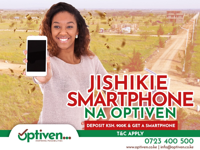 OptivenLimited's tweet photo. https://t.co/12Hy5PdFVT

JISHIKIE SMARTPHONE NA OPTIVEN OFFER

Optiven is committed to ensure that you get the best place to call home!  You can also get one for commercial purposes. https://t.co/tapXaD66mp
