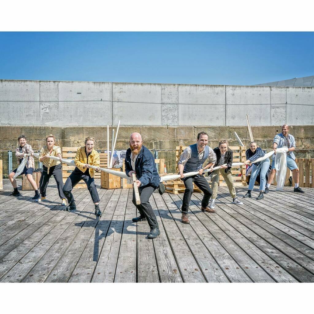 Warm one shooting production images with @rhys_robling. Love the location @stageatthedock. Love the production @jgodberco. #mobydick @frazerhammill @maytether @marthapgodber @caitlintownend @lamin96 #nickfiggis #tomgibbons #theatre #theatrephotographers … instagr.am/p/CPnbbZlnYyP/